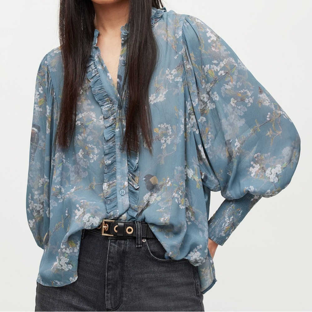 AllSaints Mia Viola Shirt